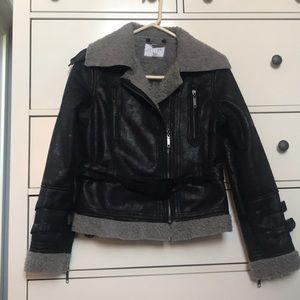 Ladies Faux leather jacket